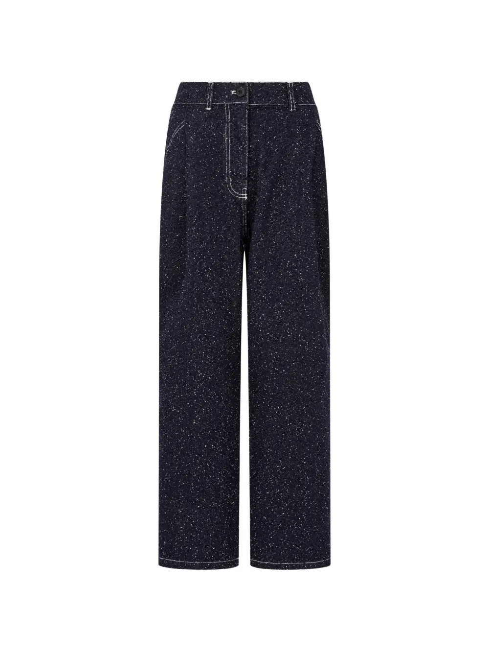 TOMBOY flecked-effect jeans - Blau