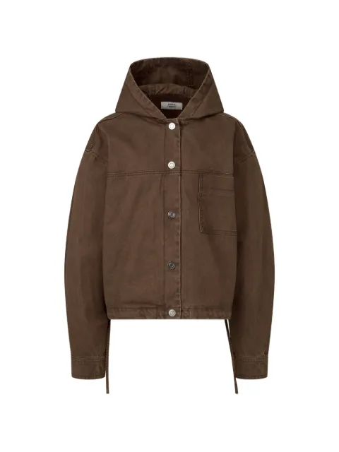 TOMBOY hooded denim jacket