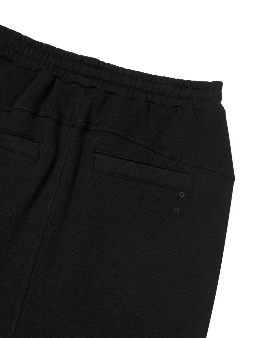 TOMBOY drawstring-waist straight midi skirt Zwart