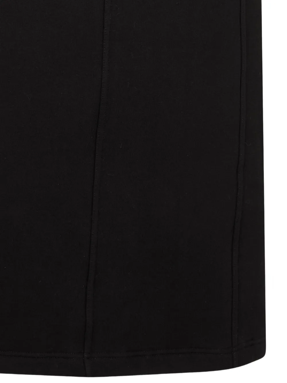 TOMBOY drawstring-waist straight midi skirt Zwart
