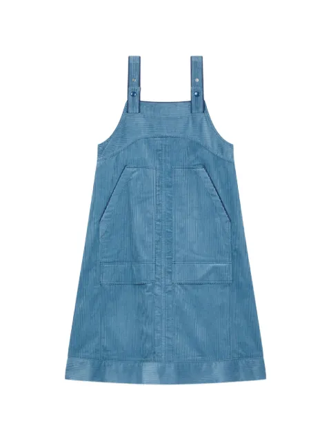 TOMBOY corduroy-texture midi dress