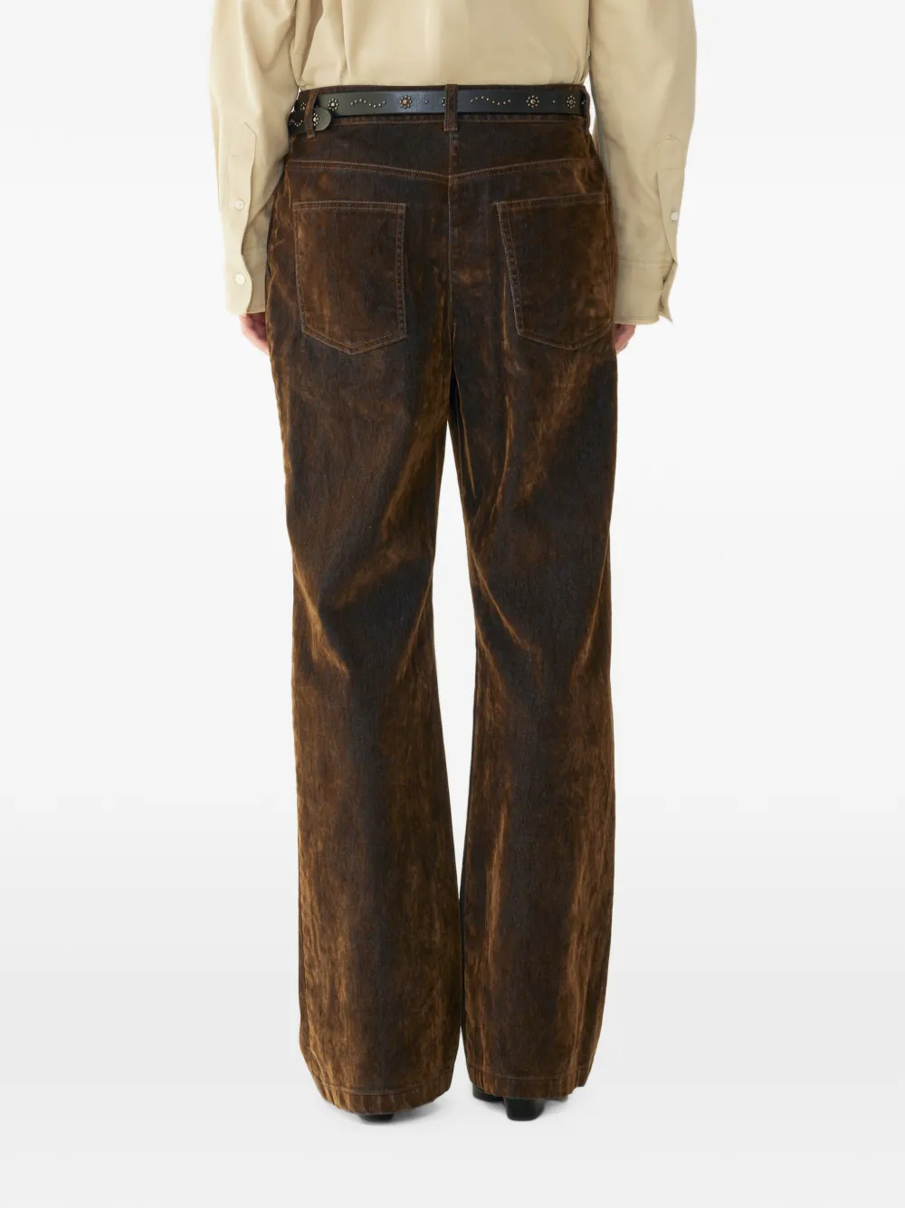 TOMBOY distressed straight-leg jeans Bruin