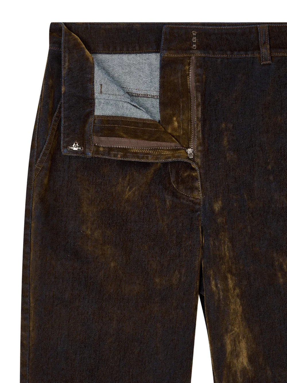TOMBOY distressed straight-leg jeans Bruin