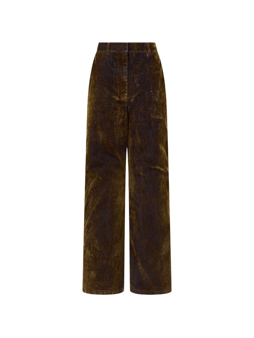 TOMBOY distressed straight-leg jeans - Braun