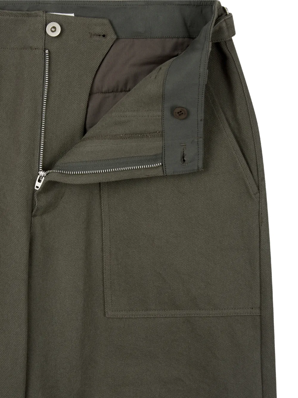 TOMBOY Fatigue cotton trousers Groen
