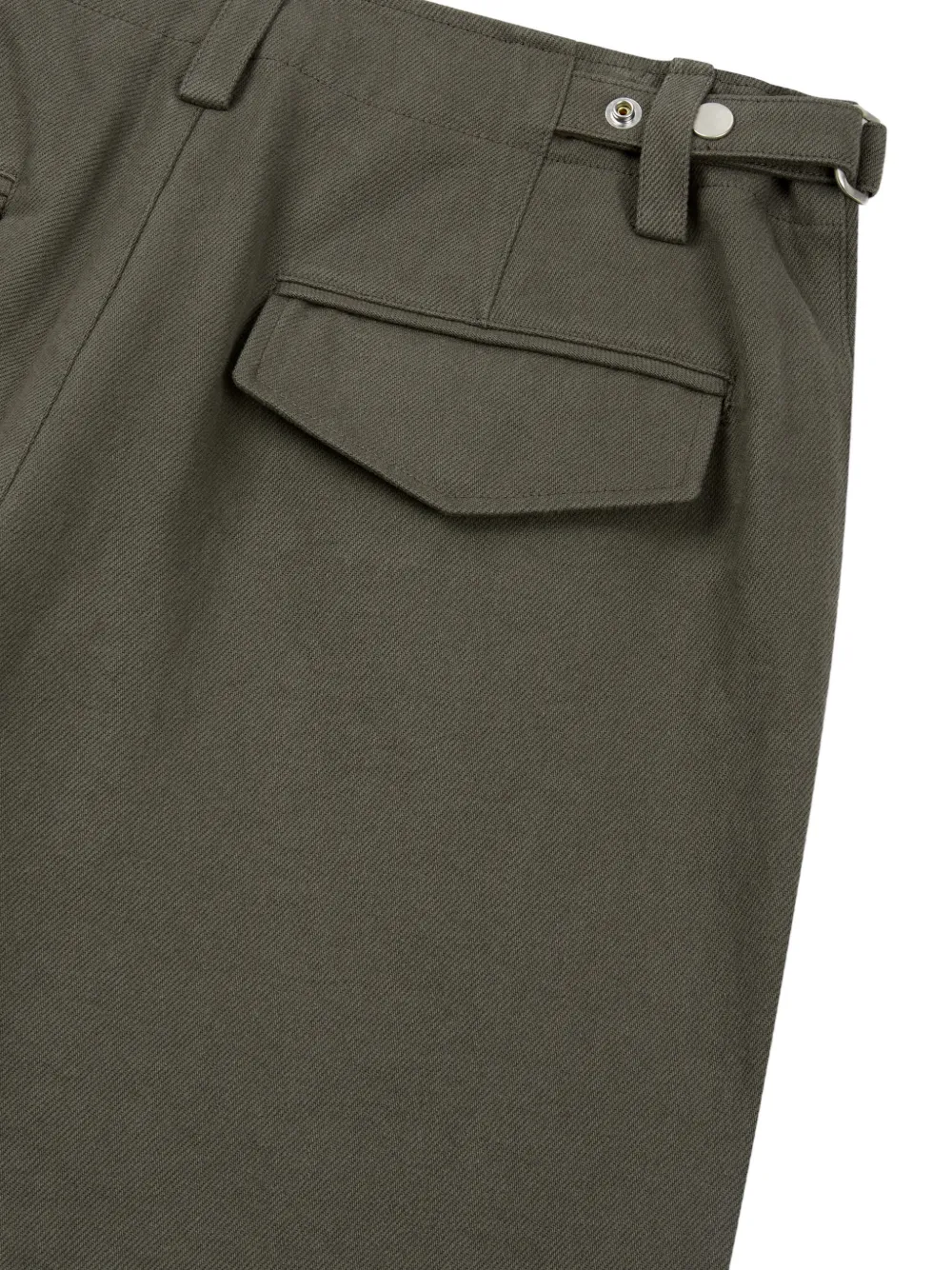 TOMBOY Fatigue cotton trousers Groen