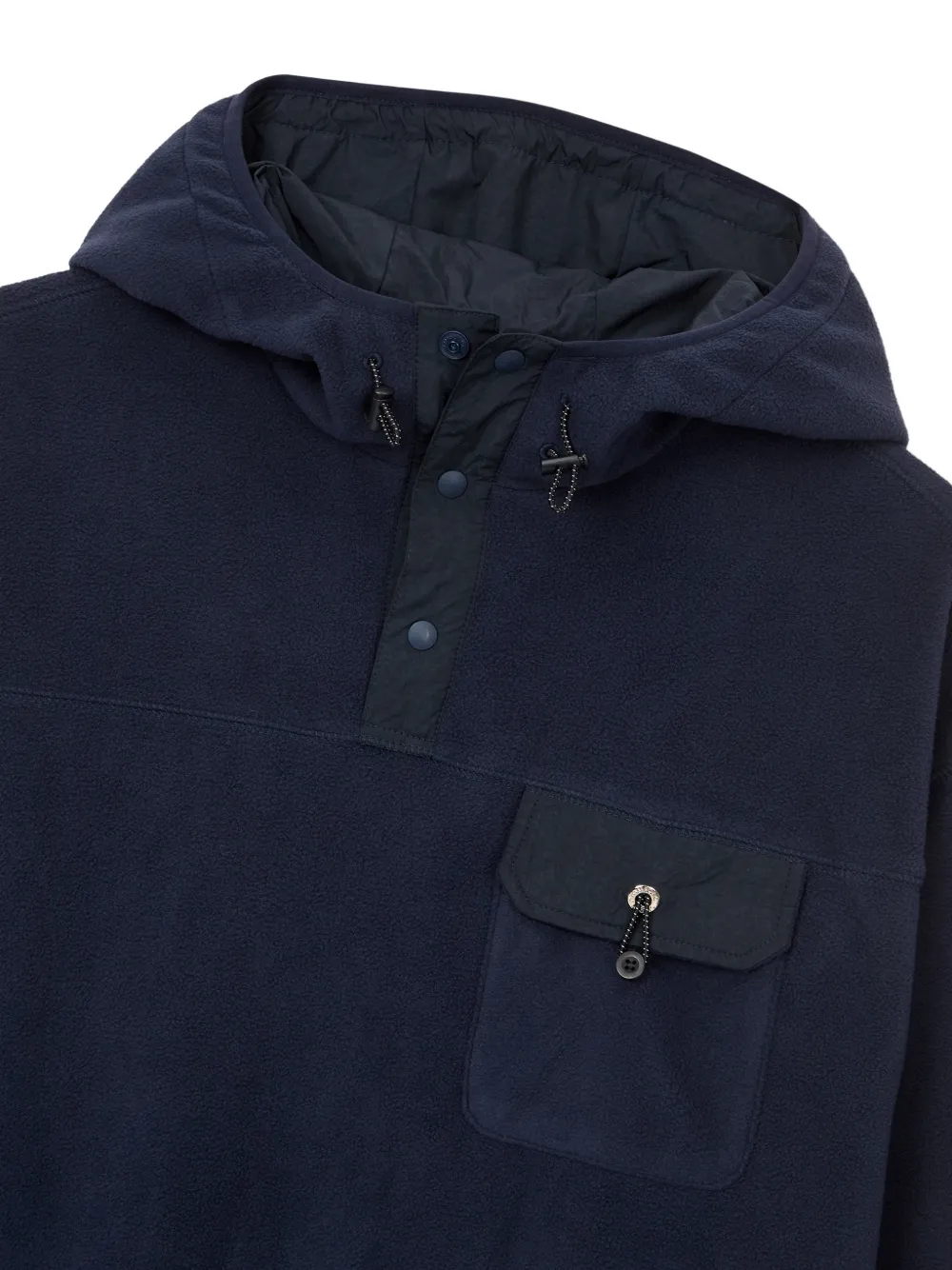 TOMBOY fleece hoodie Blauw