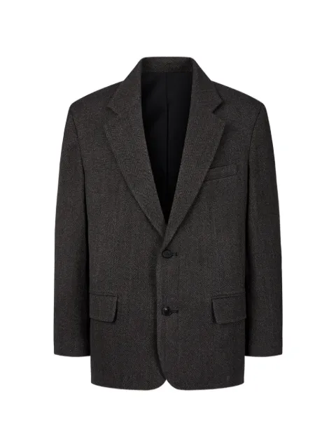 TOMBOY tailored herringbone blazer