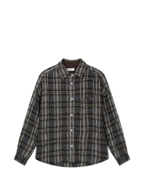 TOMBOY herringbone-check shirt