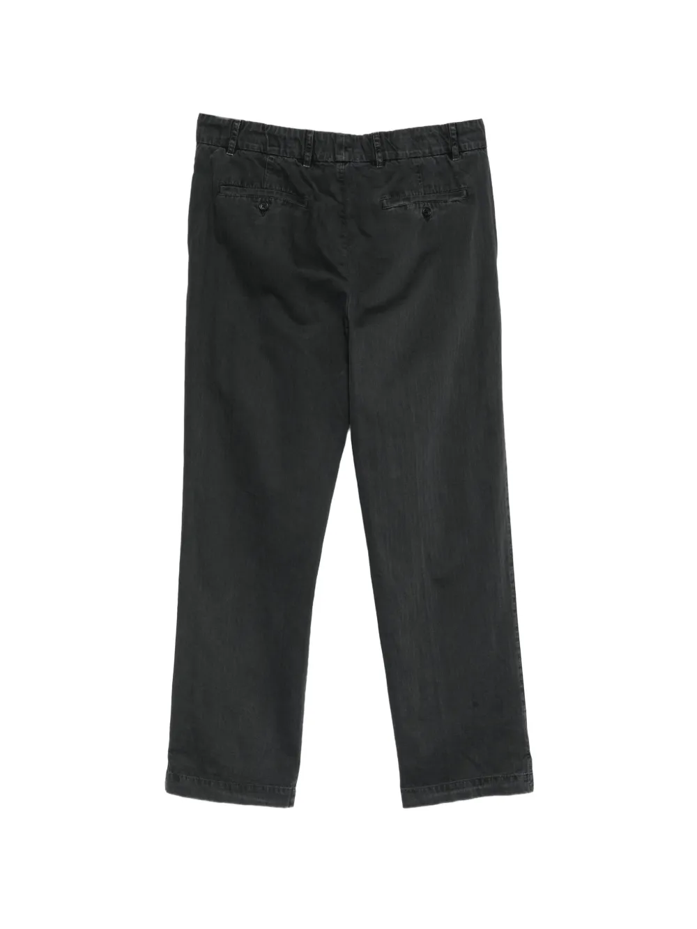 James Perse herringbone twill trousers Zwart
