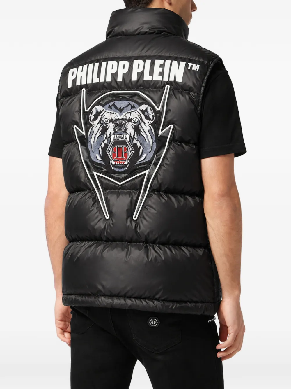 Philipp Plein Bodywarmer Zwart