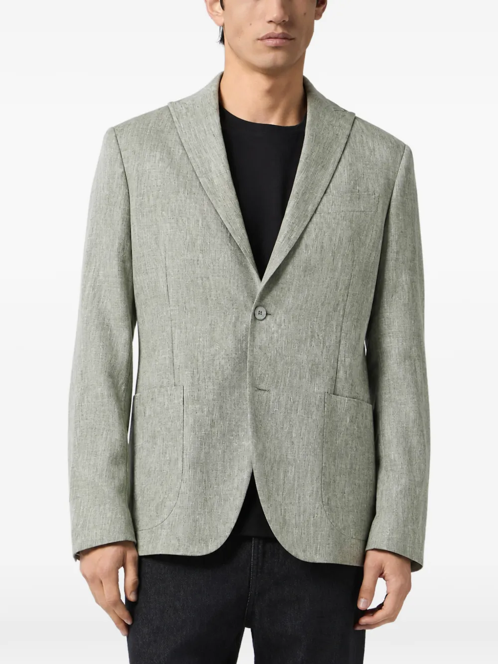 Billionaire Oscar linnen blazer Groen