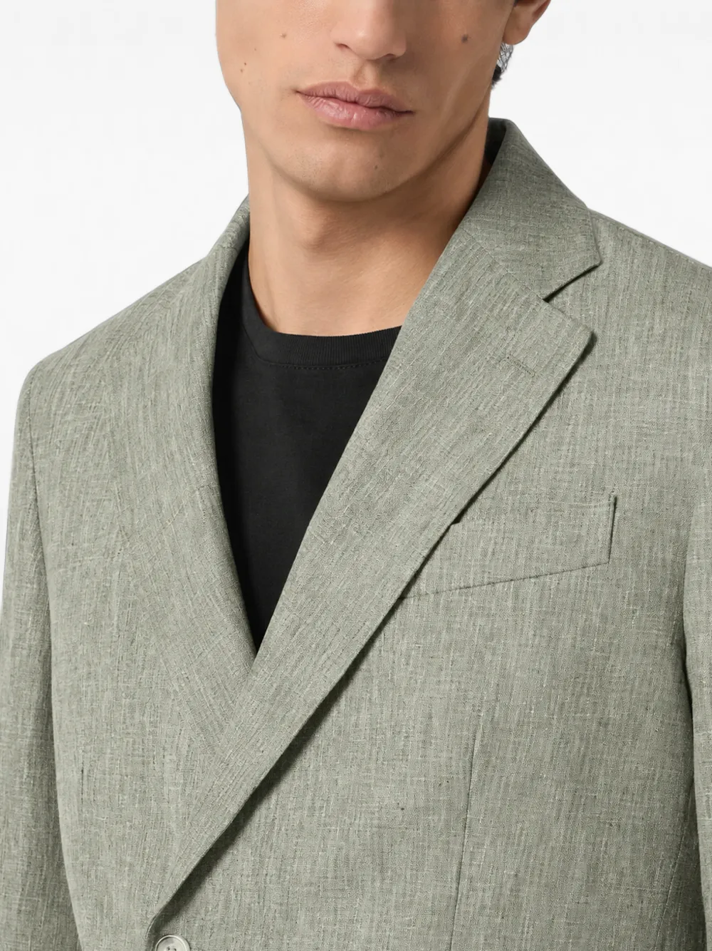 Billionaire Oscar linnen blazer Groen