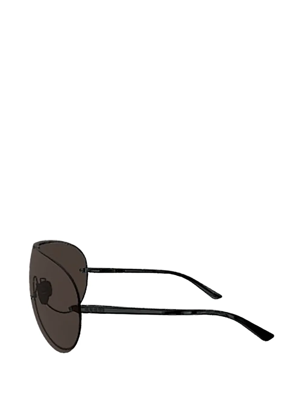 Gucci Eyewear Zonnebril met shield montuur Zwart