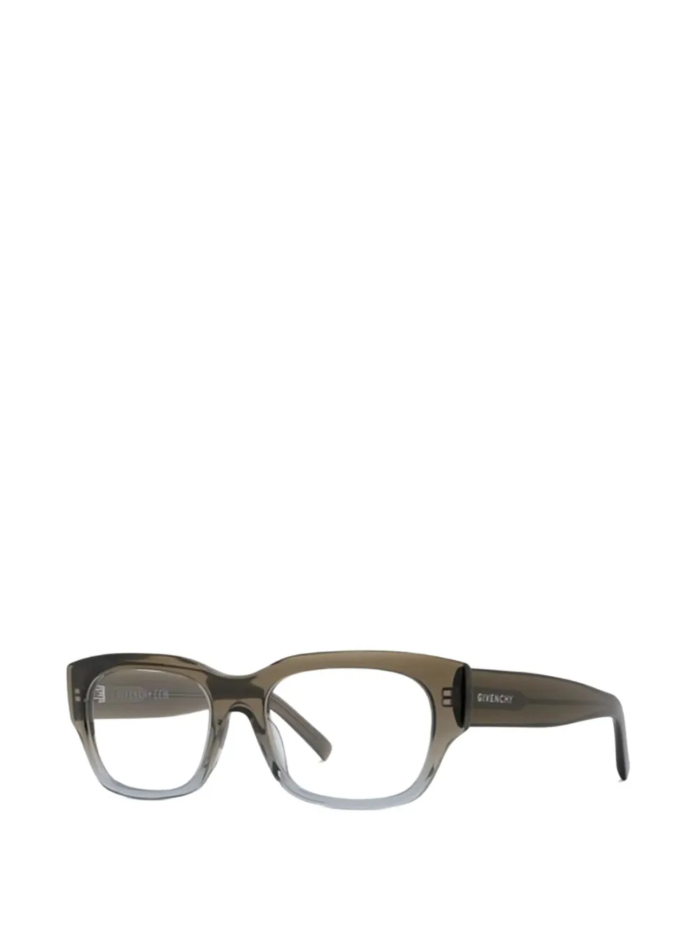 Givenchy Eyewear Bril met rechthoekig montuur Bruin