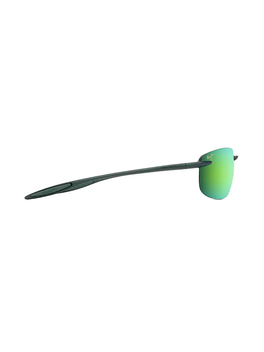 Maui Jim Ho'okipa Ultra zonnebril met rechthoekig montuur Groen