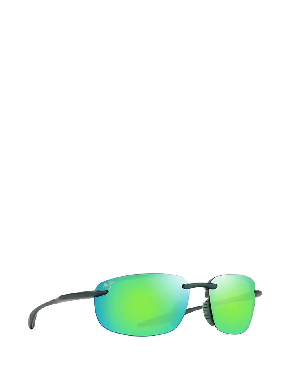 Maui Jim Ho'okipa Ultra zonnebril met rechthoekig montuur Groen