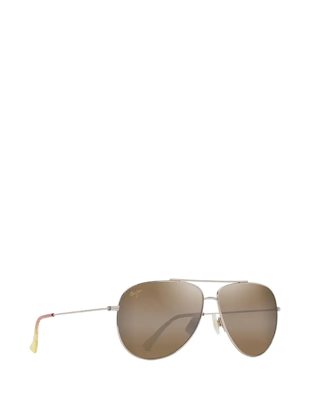 Maui Jim Hauoli XL zonnebril met pilotenmontuur Goud