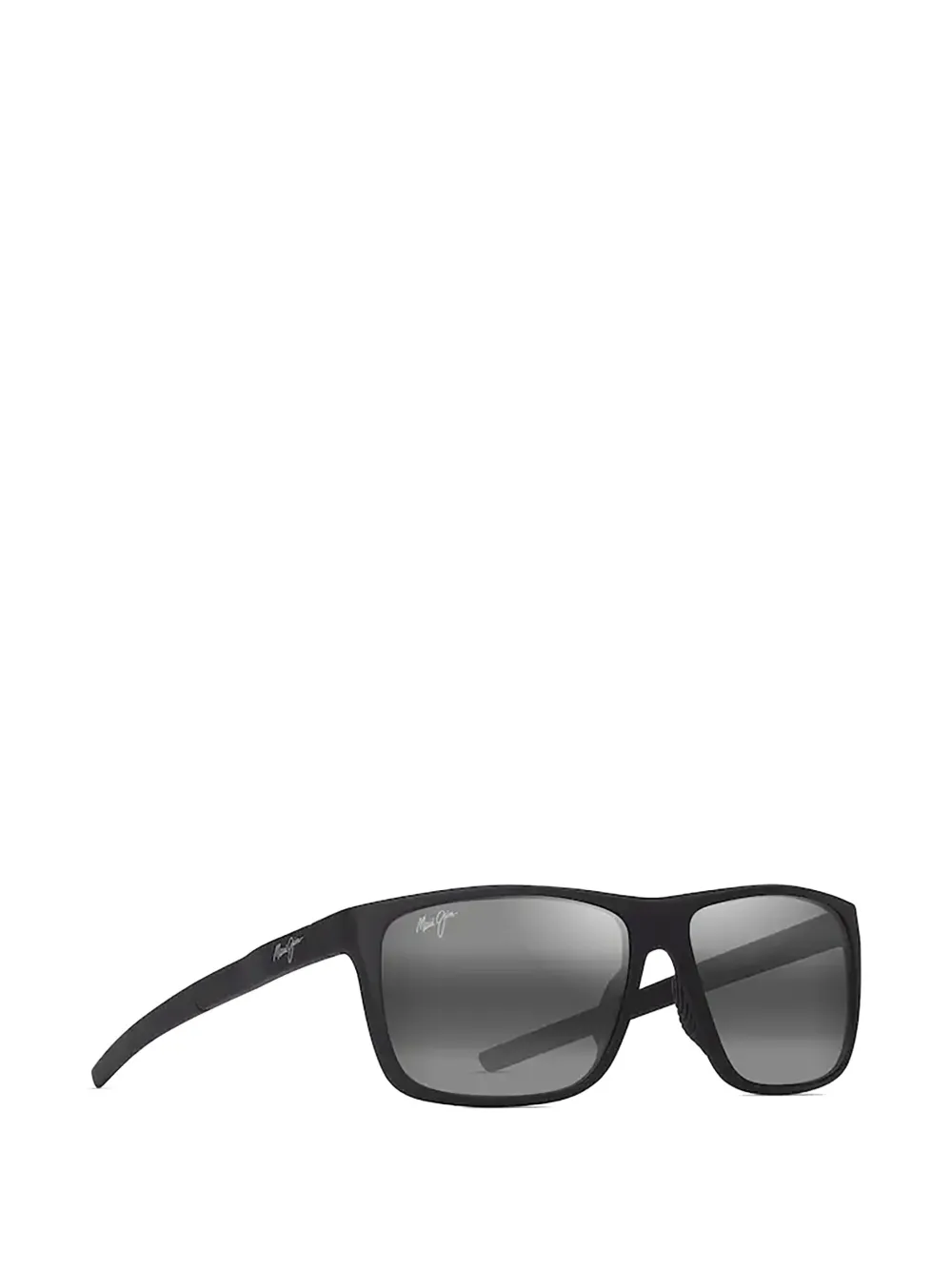 Maui Jim Lehopulu zonnebril met rechthoekig montuur Zwart