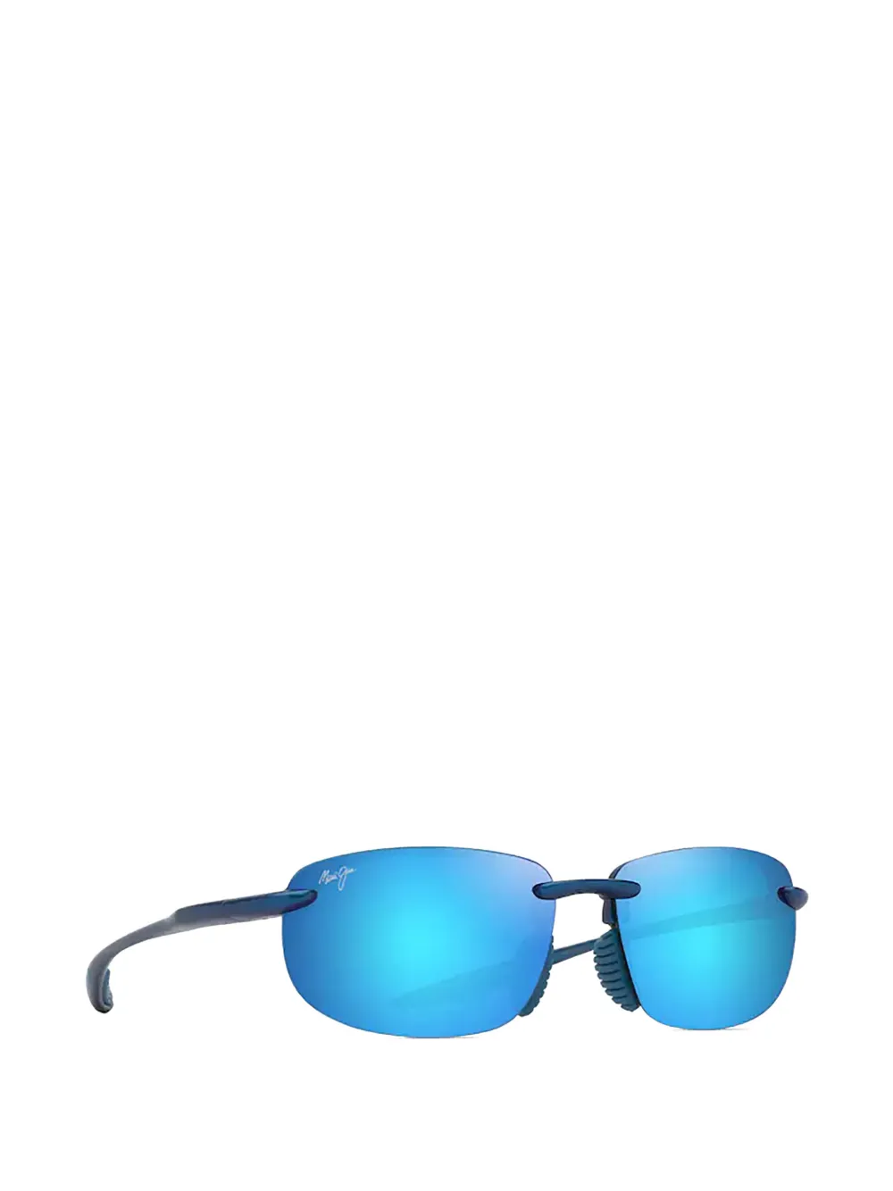 Maui Jim Ho'okipa Ultra zonnebril met rechthoekig montuur Blauw
