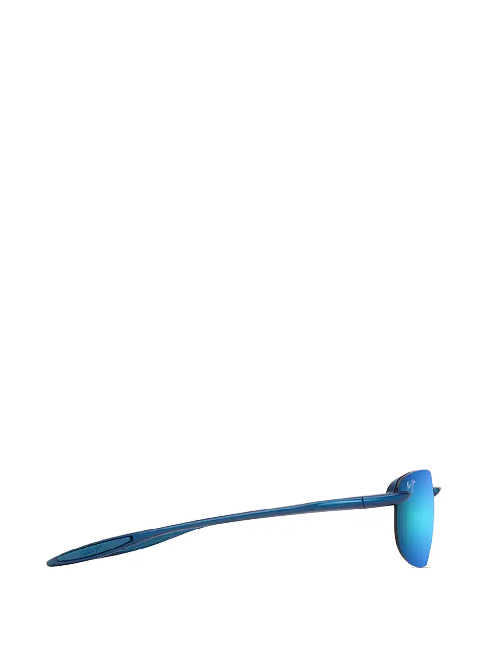 Maui Jim Ho'okipa Ultra zonnebril met rechthoekig montuur Blauw