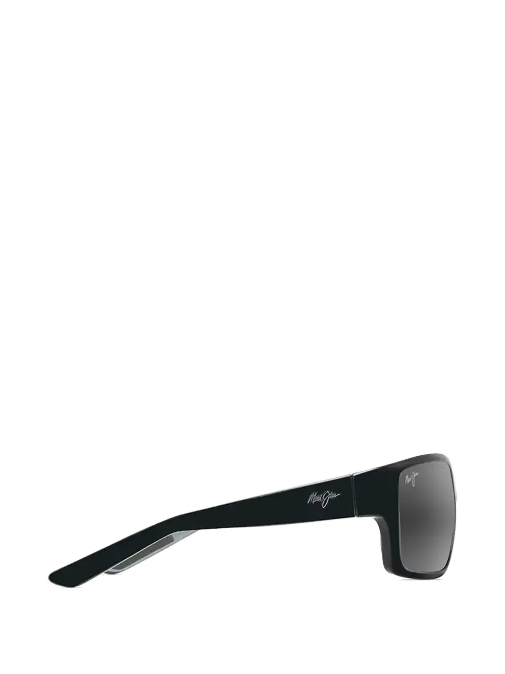 Maui Jim Mangroves zonnebril met rechthoekig montuur Zwart