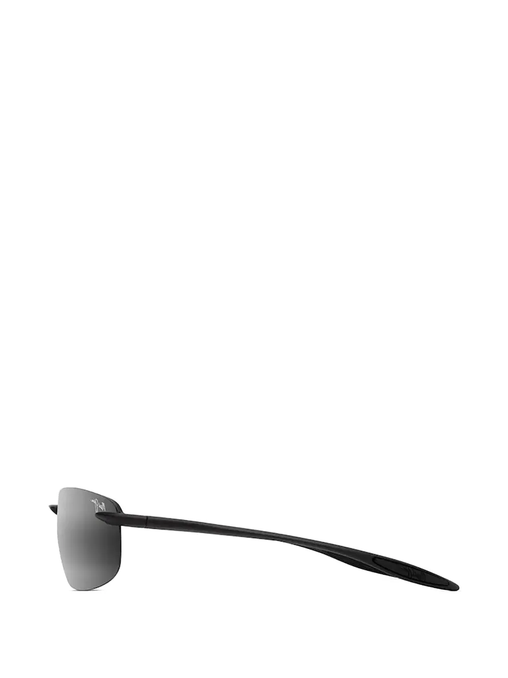 Maui Jim Ho'okipa Ultra zonnebril met rechthoekig montuur Zwart