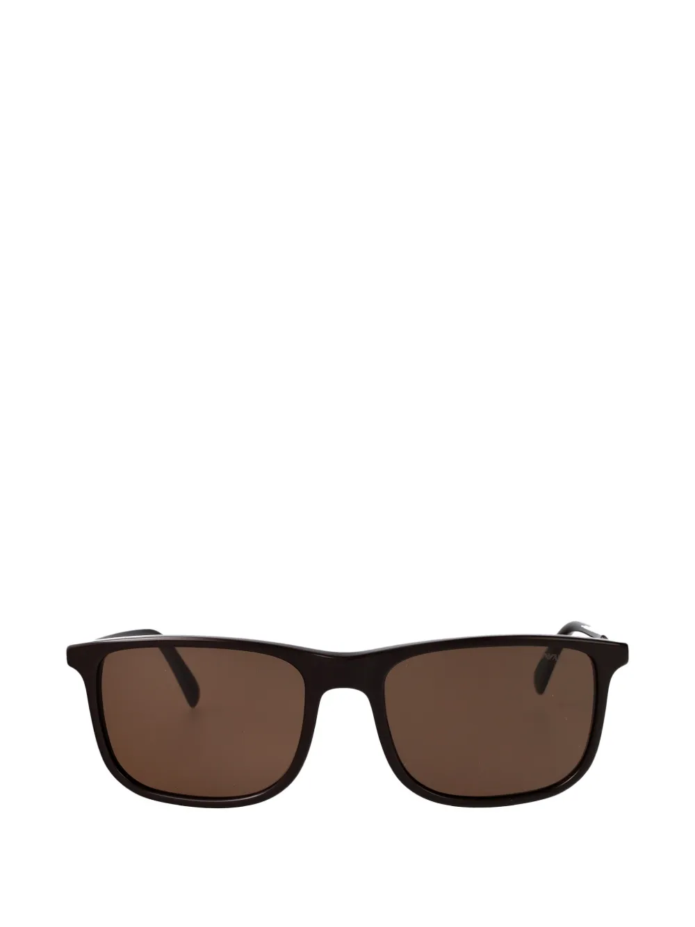 Emporio Armani rectangle-frame sunglasses - Schwarz