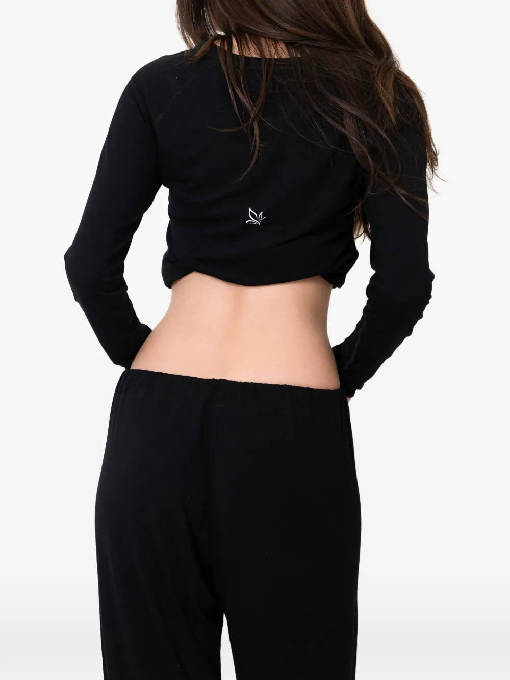 ON OFF Essentials The Everyday T-shirt met lange mouwen Zwart