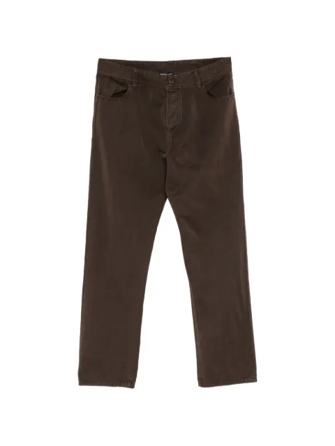 James Perse cotton-linen twill trousers