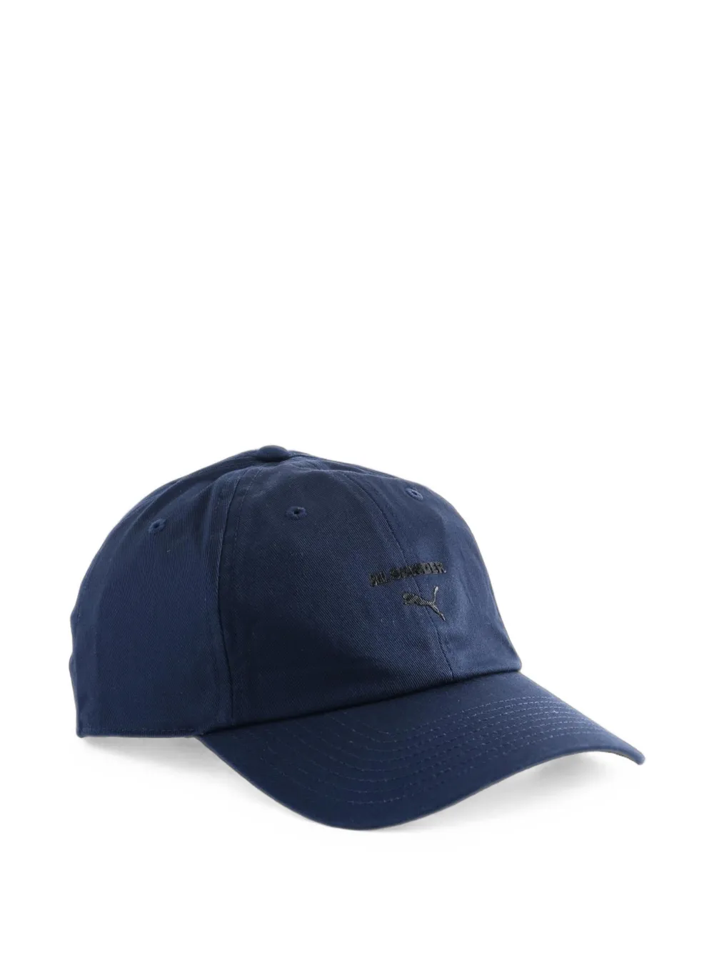 PUMA x Jil Sander honkbalpet met geborduurd logo Blauw