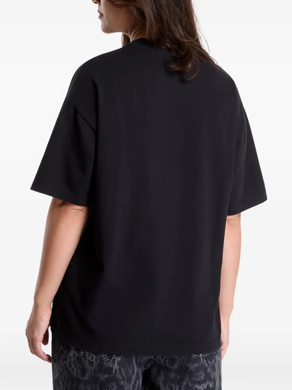 AllSaints Katoenen T-shirt met logoprint Zwart