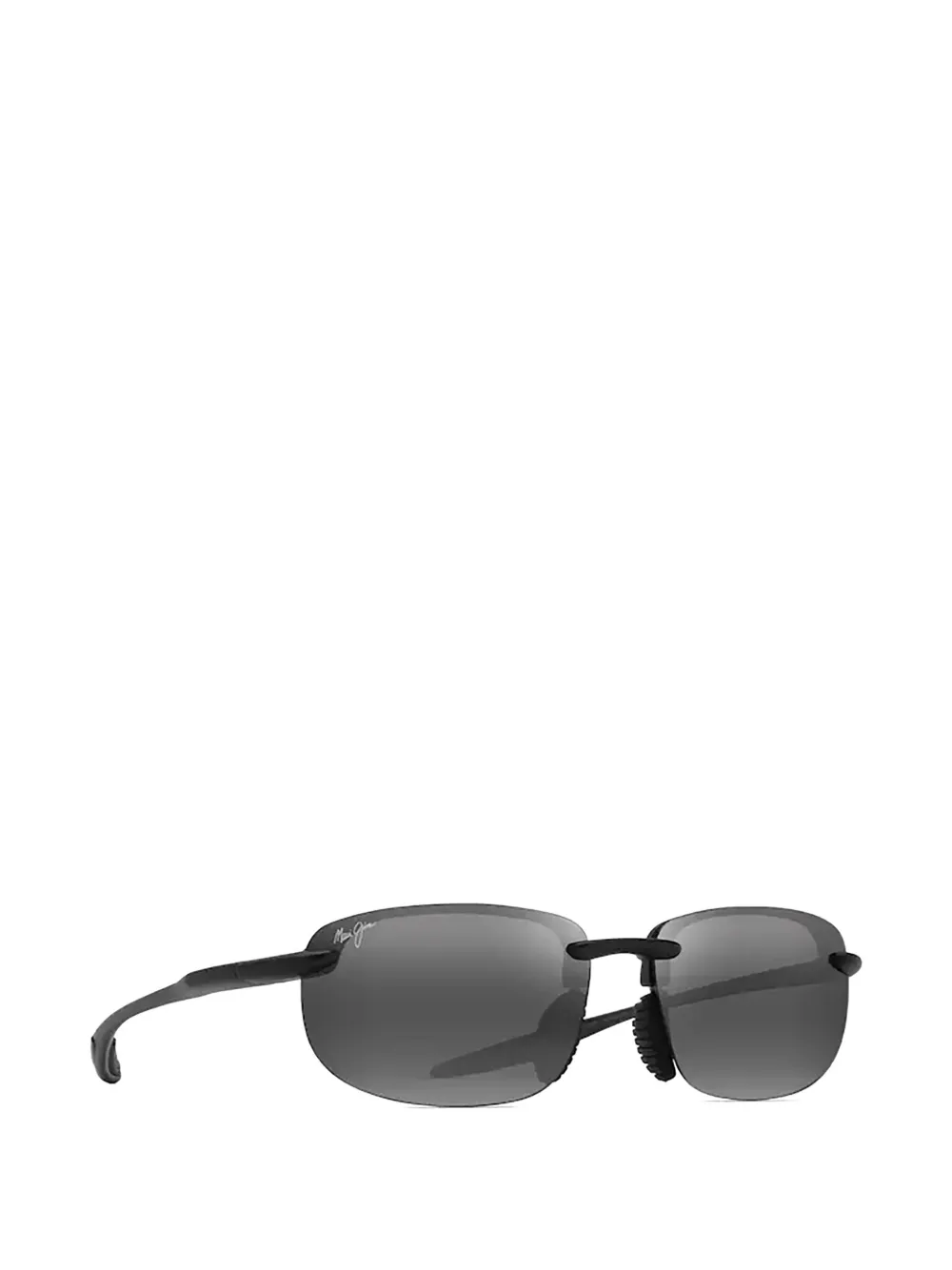 Maui Jim Ho'okipa Ultra AF zonnebril met rechthoekig montuur Zwart