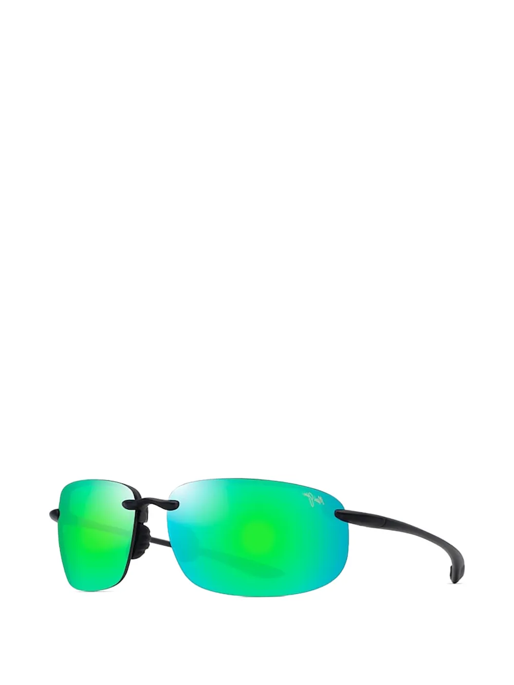 Maui Jim Hookipa X-Large zonnebril met randloos montuur Zwart