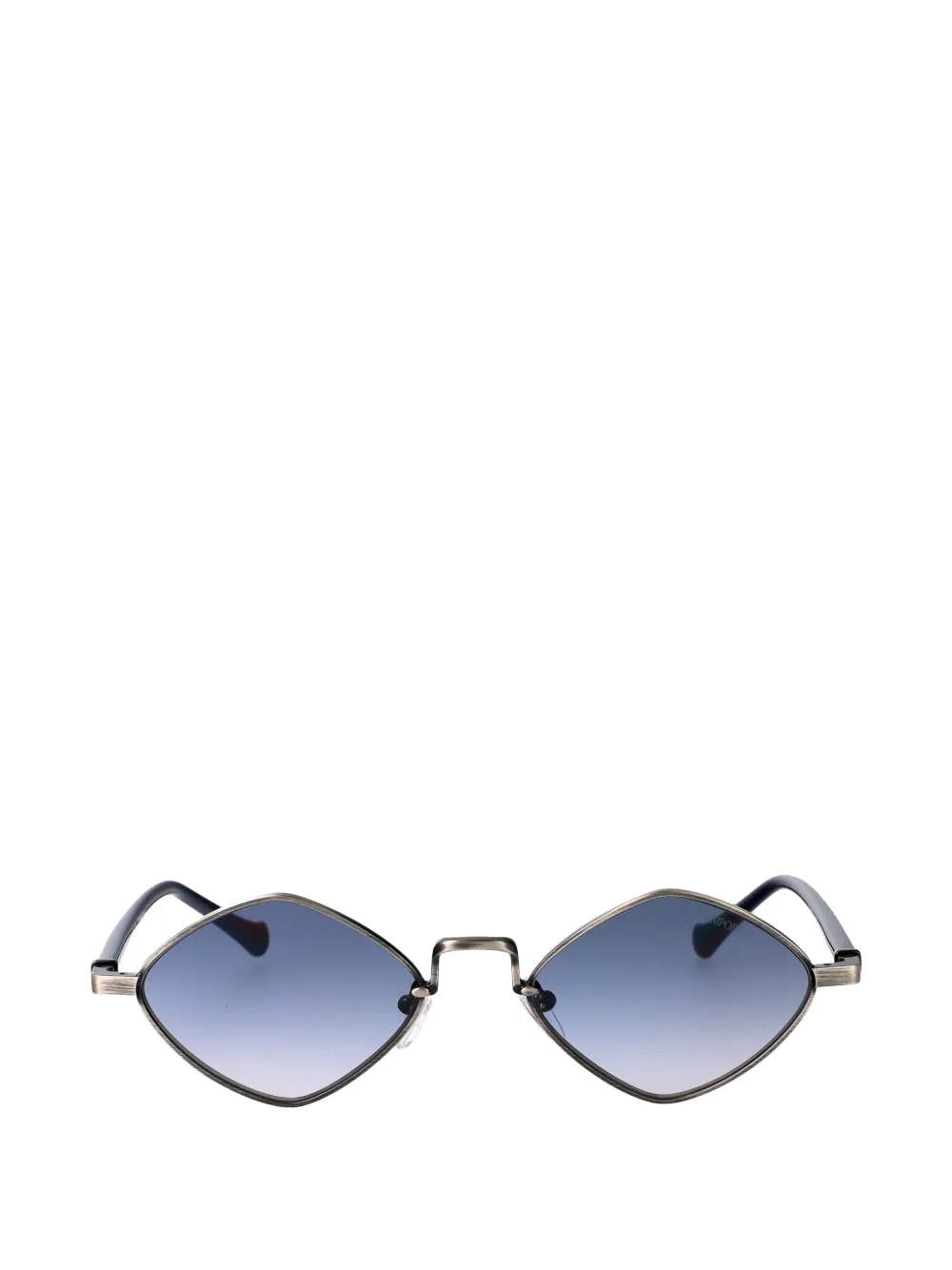 Emporio Armani geometric-frame sunglasses - Grau