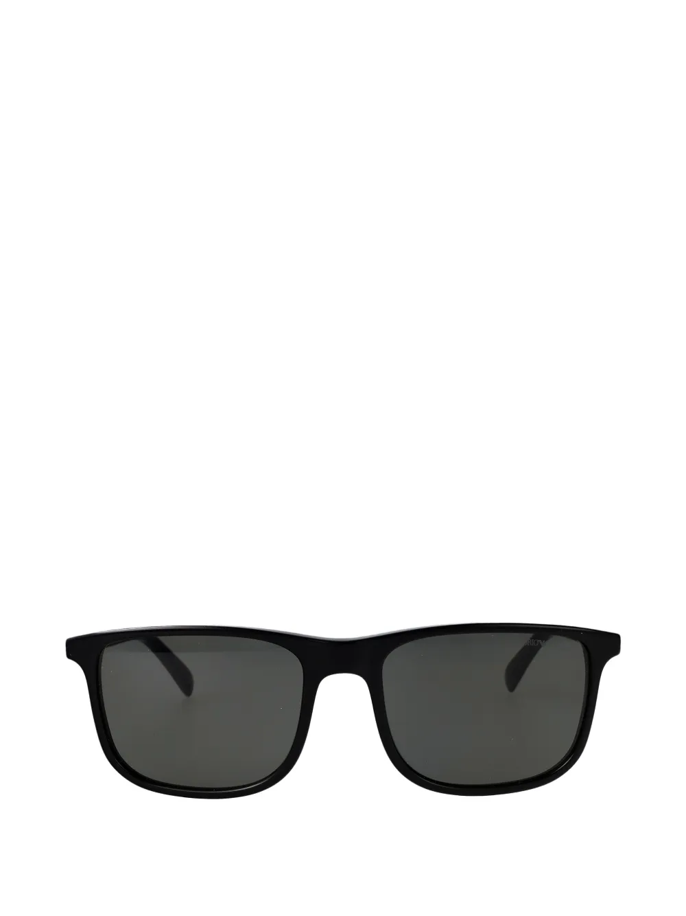 Emporio Armani rectangle-frame sunglasses - Schwarz