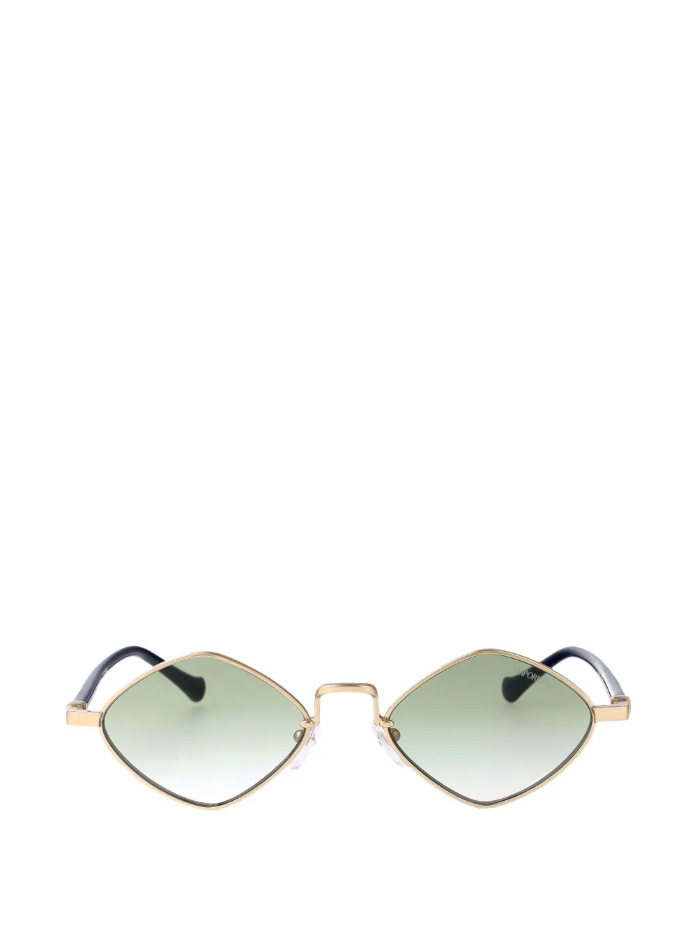 Emporio Armani geometric-frame sunglasses - Gold