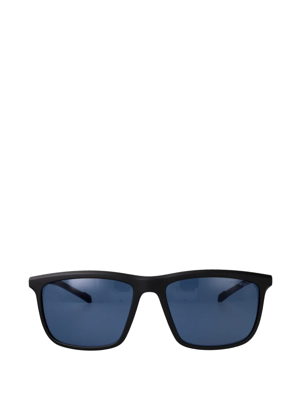 Emporio Armani rectangle-frame sunglasses - Schwarz