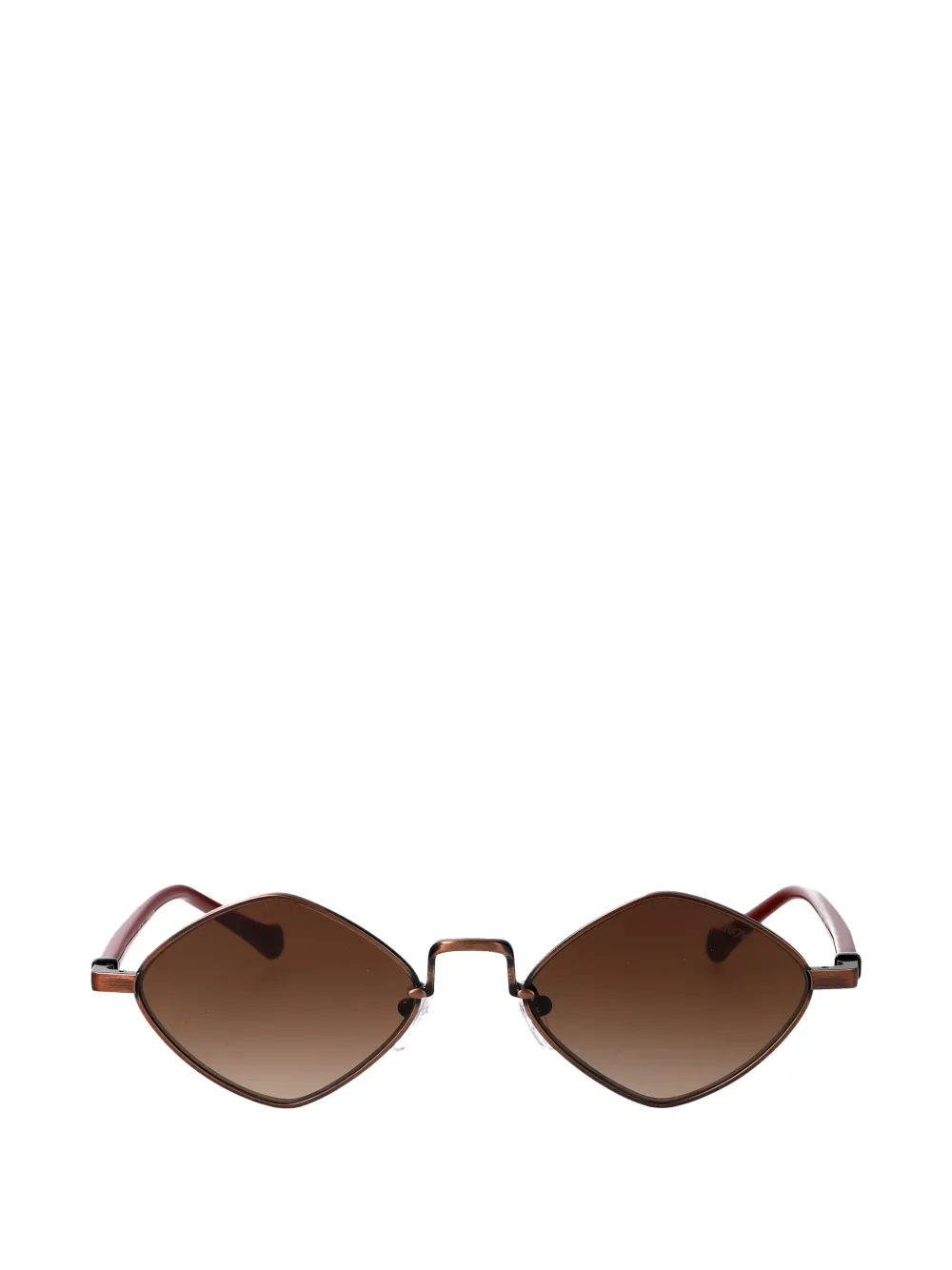 Emporio Armani geometric-frame sunglasses - Marrone
