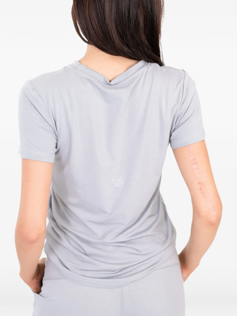 ON OFF Essentials The Everyday logo-print T-shirt Grijs