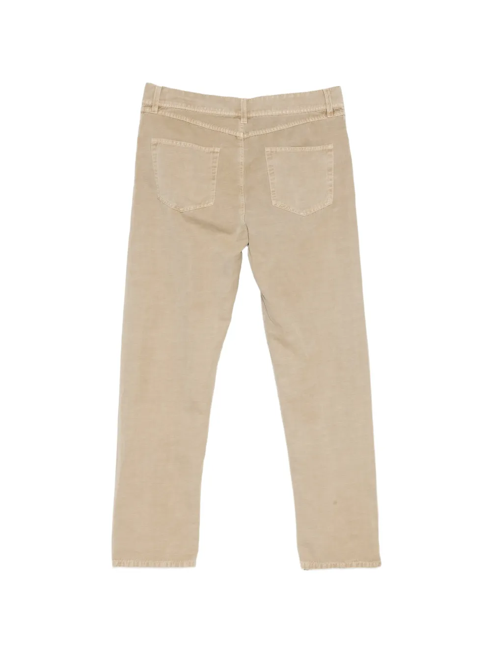 James Perse cotton-linen twill trousers Beige