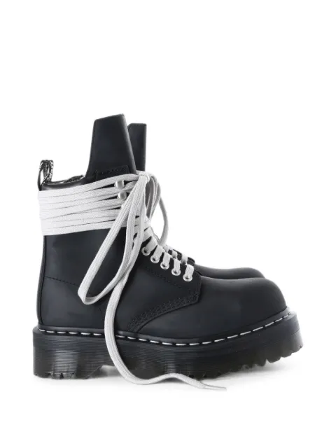 Rick Owens x Dr. Martens ankelstøvler med ståltå