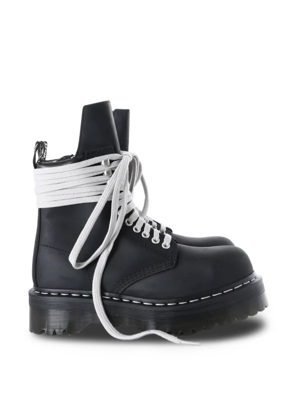 Rick Owens geometric-tongue steel-toe boots