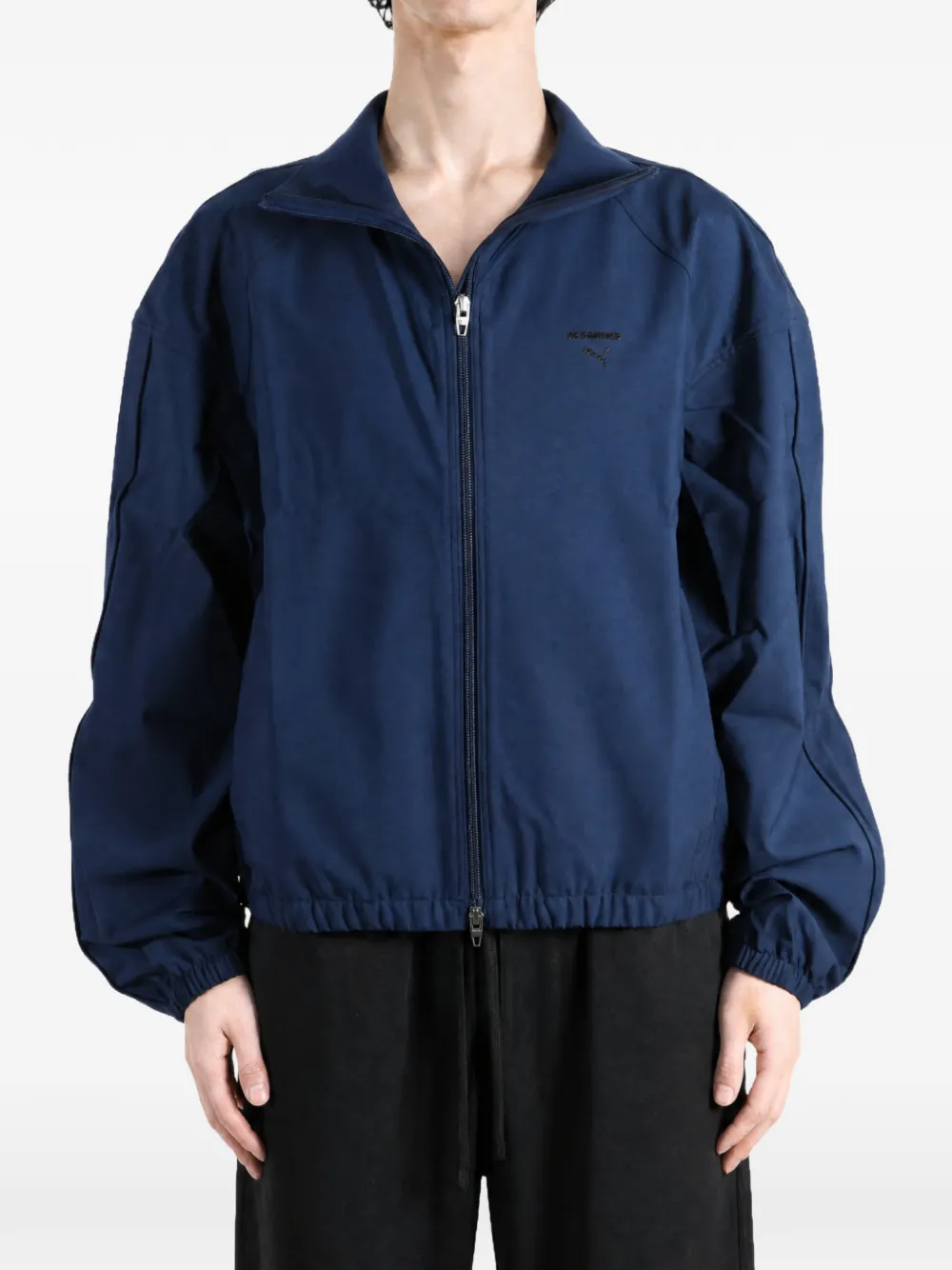 PUMA Jack met geborduurd logo en rits Blauw