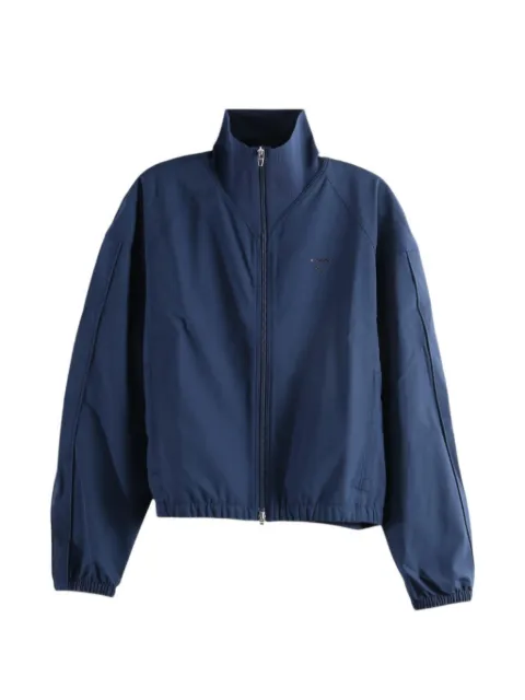 PUMA logo-embroidered zip-up jacket
