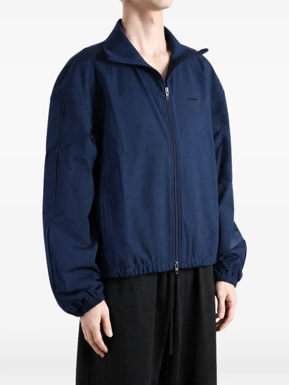 PUMA Jack met geborduurd logo en rits Blauw