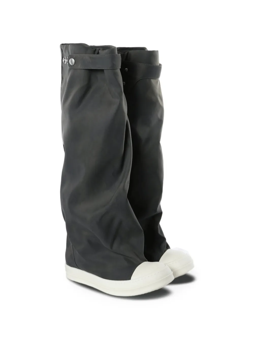 Rick Owens DRKSHDW Elephant gaiter-overlay boots - Grey