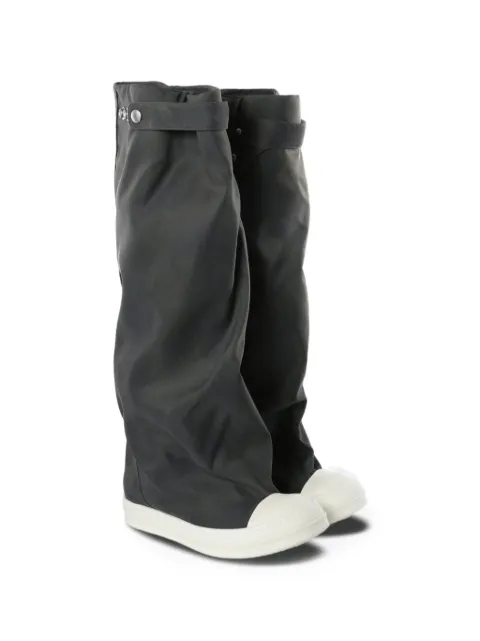 Rick Owens DRKSHDW Elephant gaiter-overlay boots