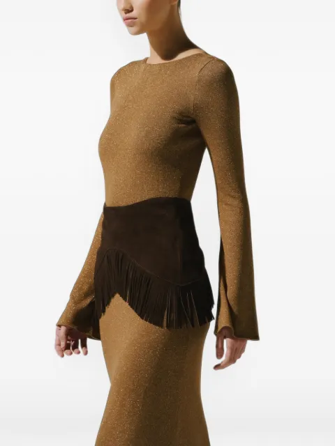 Baobab Austin fringe-detail belt