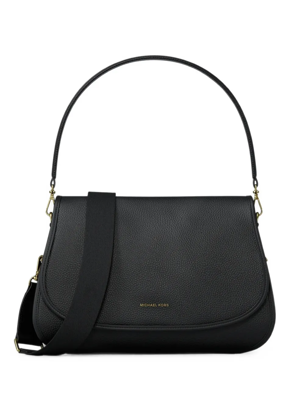 Michael Kors Holmes medium pebbled leather convertible messenger bag - women - LWG-Certified Calf Leather/Polyurethane/Polyester/Polyester - OS -